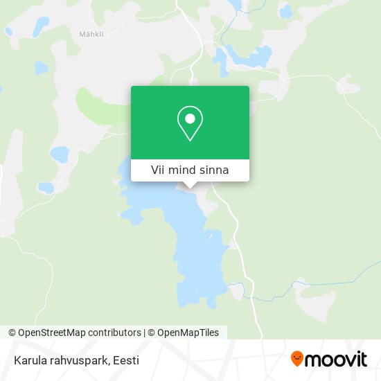 Karula rahvuspark kaart