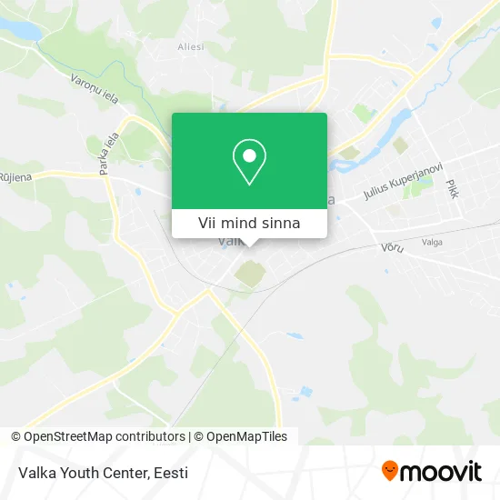 Valka Youth Center kaart