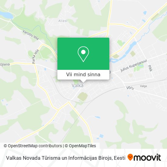 Valkas Novada Tūrisma un Informācijas Birojs kaart