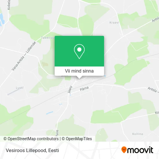 Vesiroos Lillepood kaart