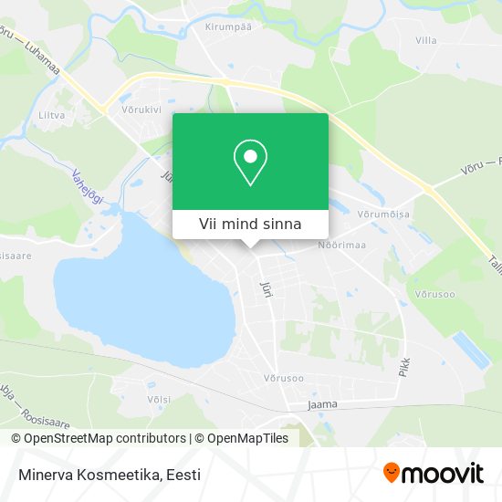 Minerva Kosmeetika kaart