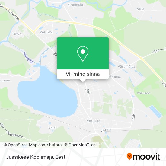 Jussikese Koolimaja kaart