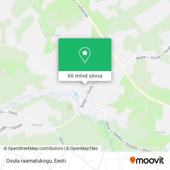 Osula raamatukogu kaart