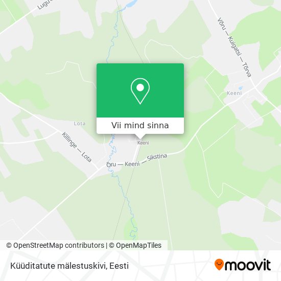 Küüditatute mälestuskivi kaart