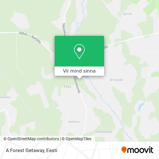 A Forest Getaway kaart