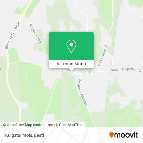 Kuigatsi mõis kaart