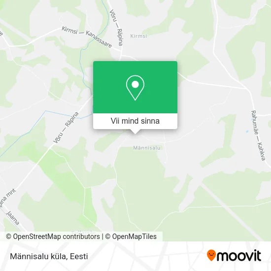 Männisalu küla kaart