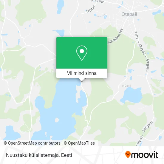 Nuustaku külalistemaja kaart