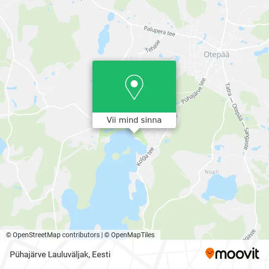 Pühajärve Lauluväljak kaart