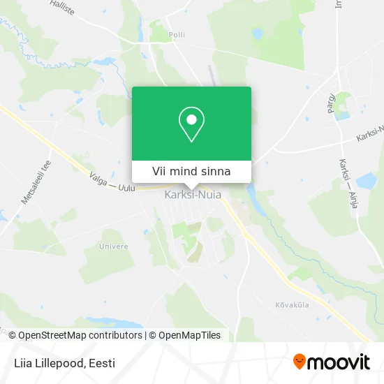 Liia Lillepood kaart