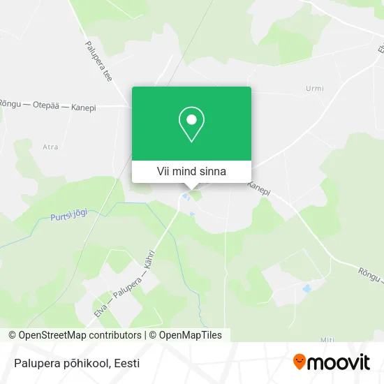 Palupera põhikool kaart