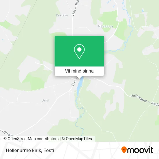 Hellenurme kirik kaart