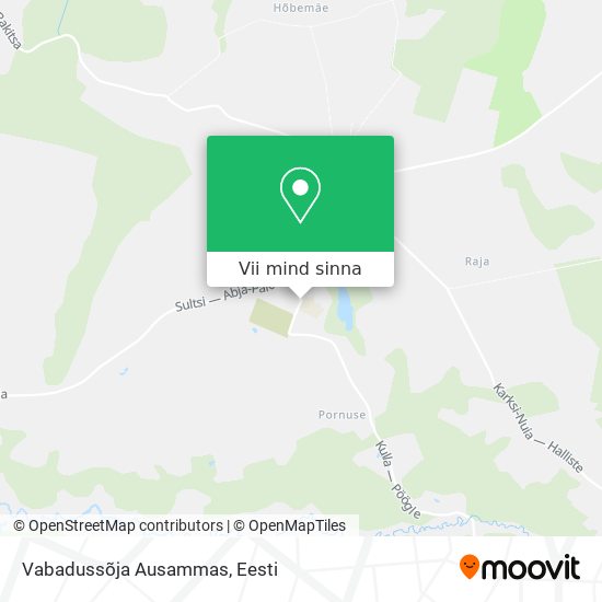 Vabadussõja Ausammas kaart
