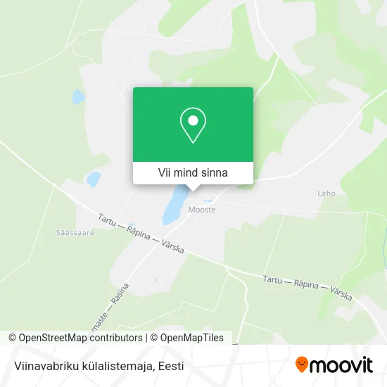 Viinavabriku külalistemaja kaart