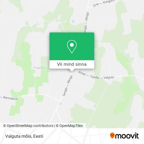 Valguta mõis kaart