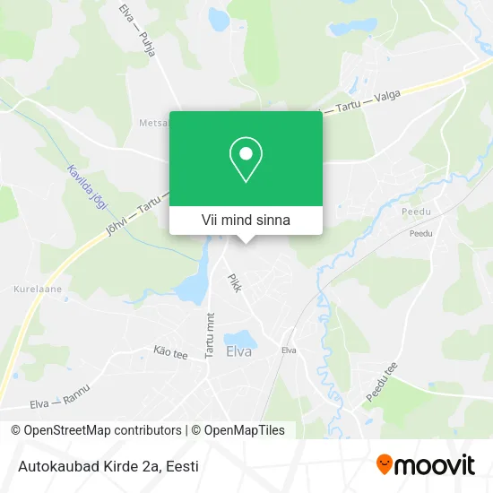 Autokaubad Kirde 2a kaart