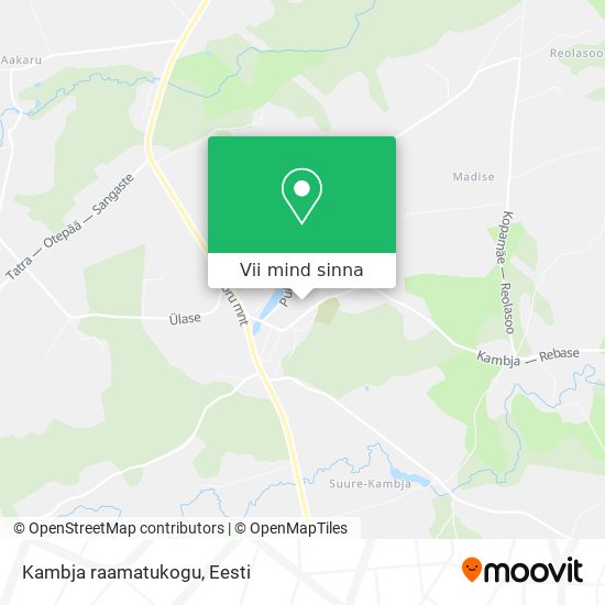 Kambja raamatukogu kaart