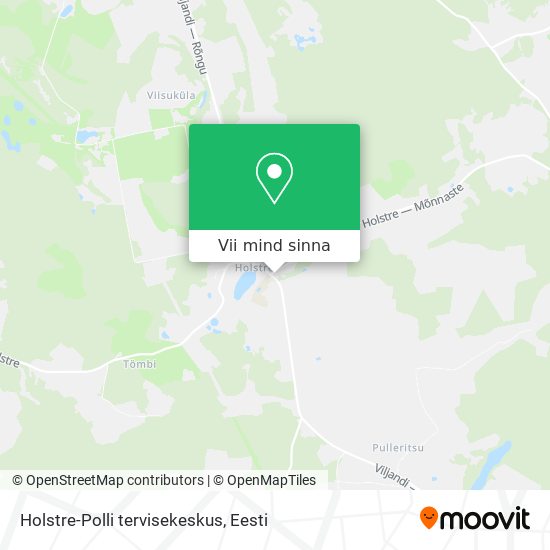 Holstre-Polli tervisekeskus kaart