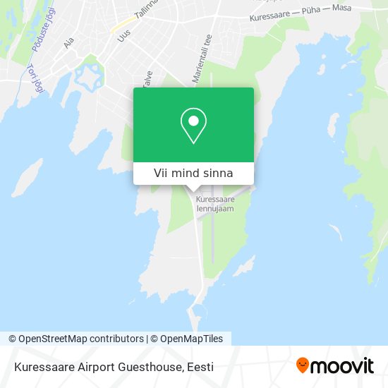 Kuressaare Airport Guesthouse kaart