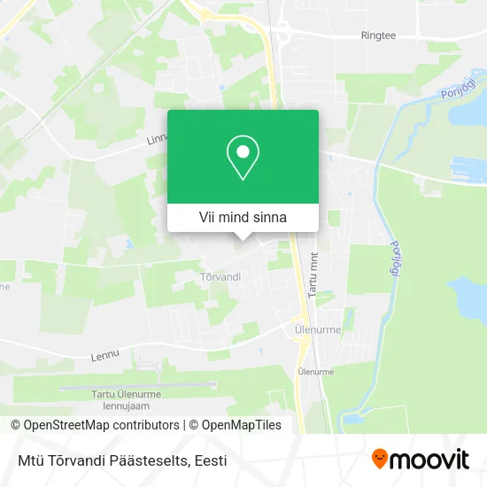Mtü Tõrvandi Päästeselts kaart