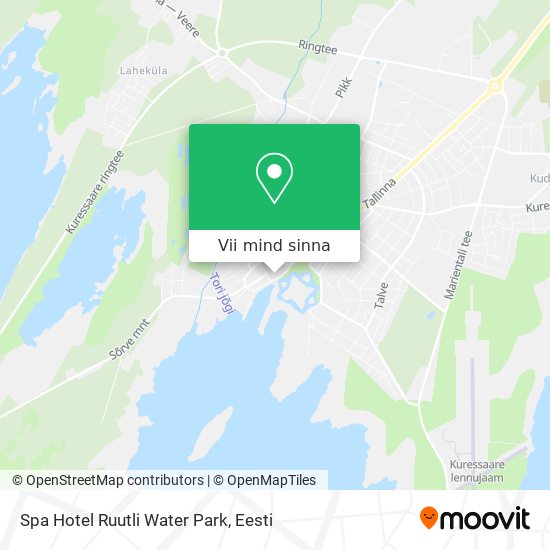 Spa Hotel Ruutli Water Park kaart
