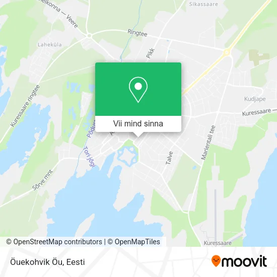 Öuekohvik Öu kaart