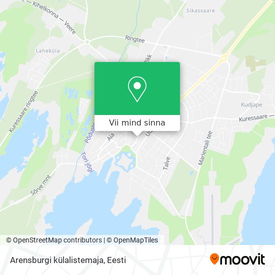 Arensburgi külalistemaja kaart