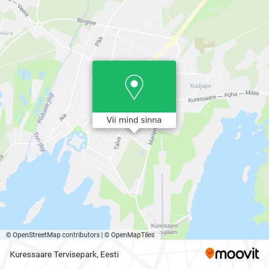 Kuressaare Tervisepark kaart