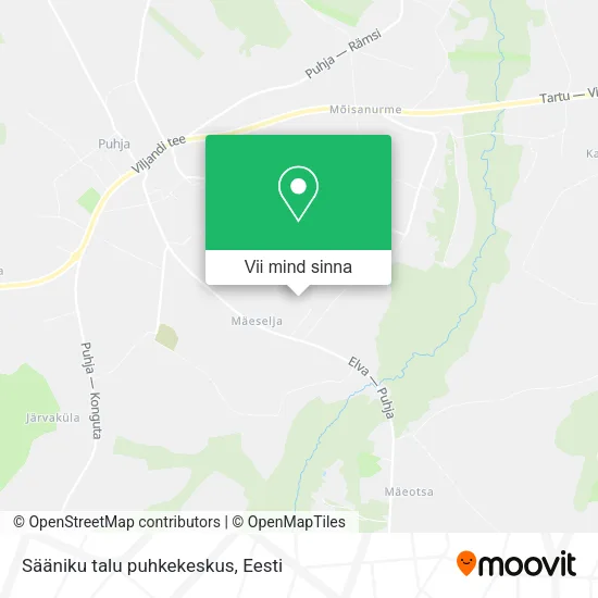 Sääniku talu puhkekeskus kaart
