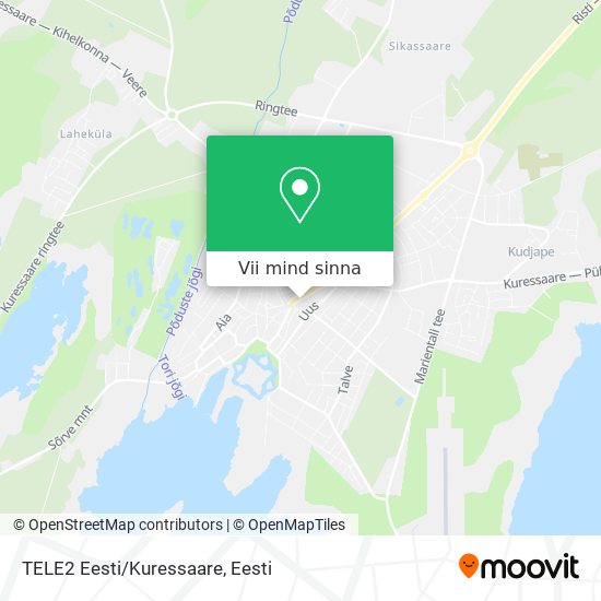 TELE2 Eesti/Kuressaare kaart