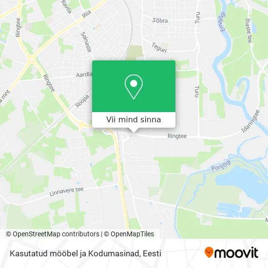 Kasutatud mööbel ja Kodumasinad kaart