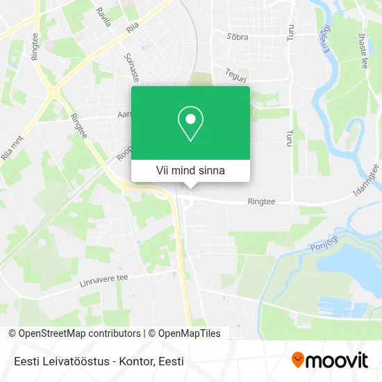 Eesti Leivatööstus - Kontor kaart