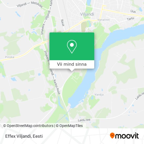 Effex Viljandi kaart