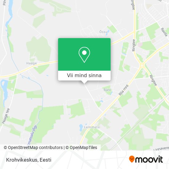 Krohvikeskus kaart