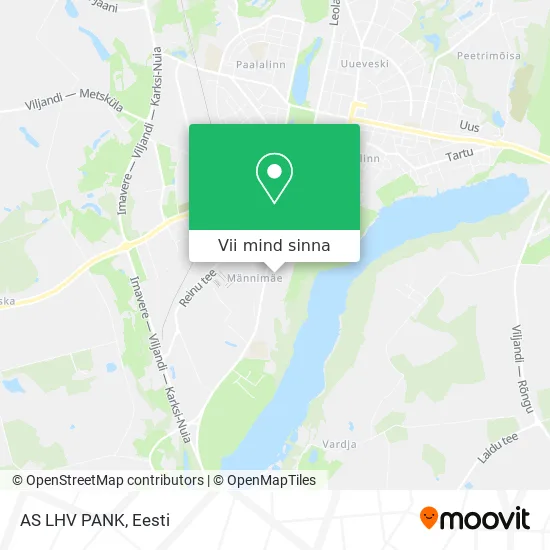 AS LHV PANK kaart