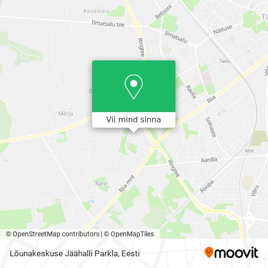 Lõunakeskuse Jäähalli Parkla kaart