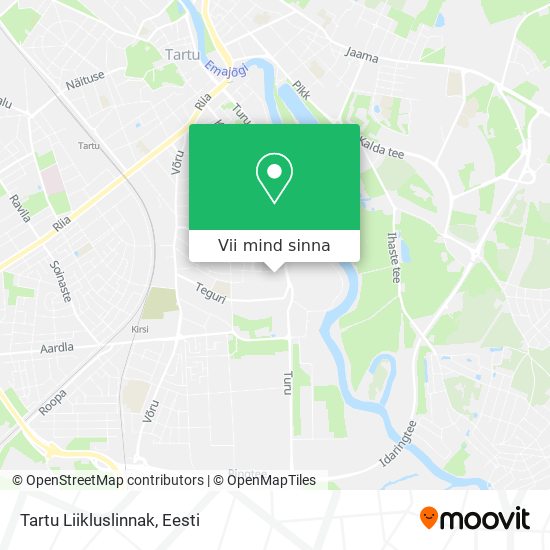 Tartu Liikluslinnak kaart