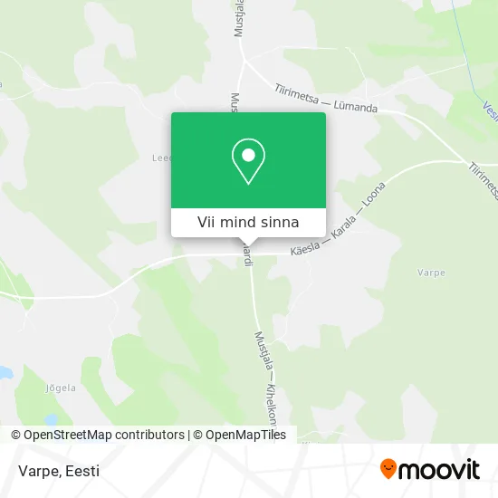 Varpe kaart