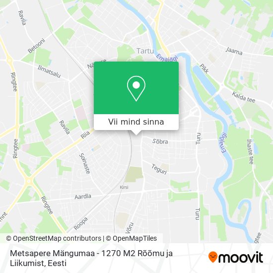 Metsapere Mängumaa - 1270 M2 Rõõmu ja Liikumist kaart