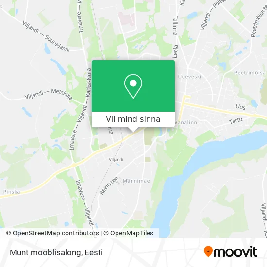 Münt mööblisalong kaart