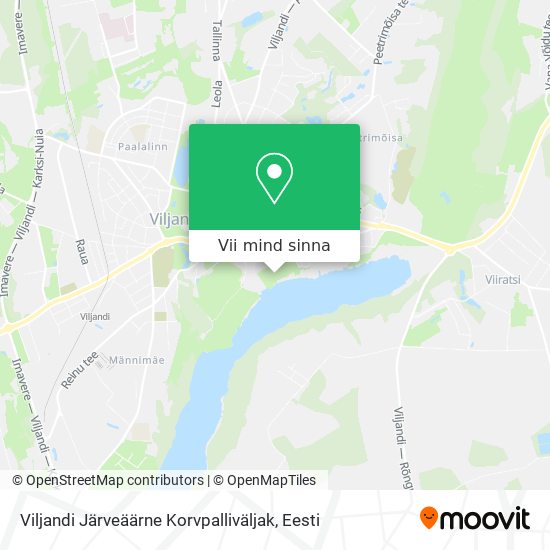 Viljandi Järveäärne Korvpalliväljak kaart
