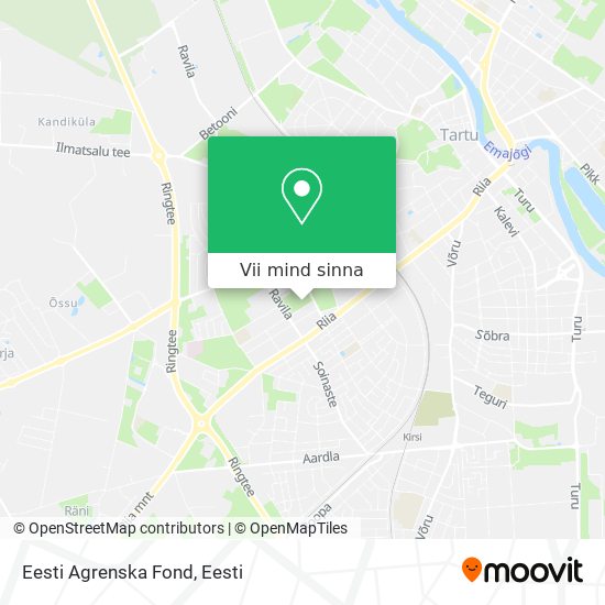 Eesti Agrenska Fond kaart