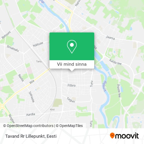 Tavand Rr Lillepunkt kaart