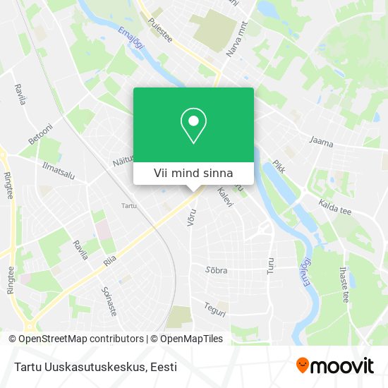 Tartu Uuskasutuskeskus kaart