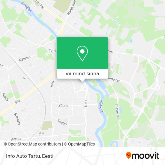 Info Auto Tartu kaart