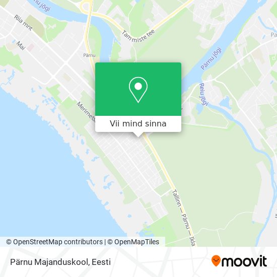 Pärnu Majanduskool kaart