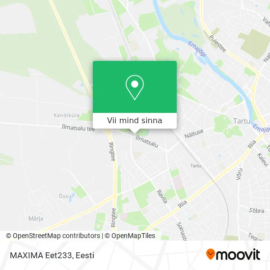 MAXIMA Eet233 kaart