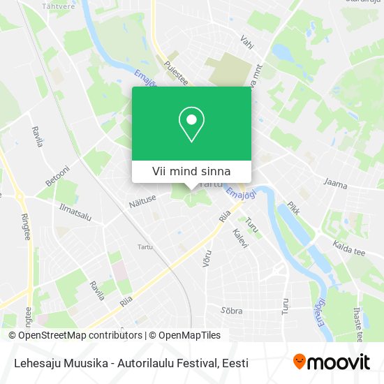 Lehesaju Muusika - Autorilaulu Festival kaart