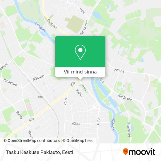 Tasku Keskuse Pakiauto kaart