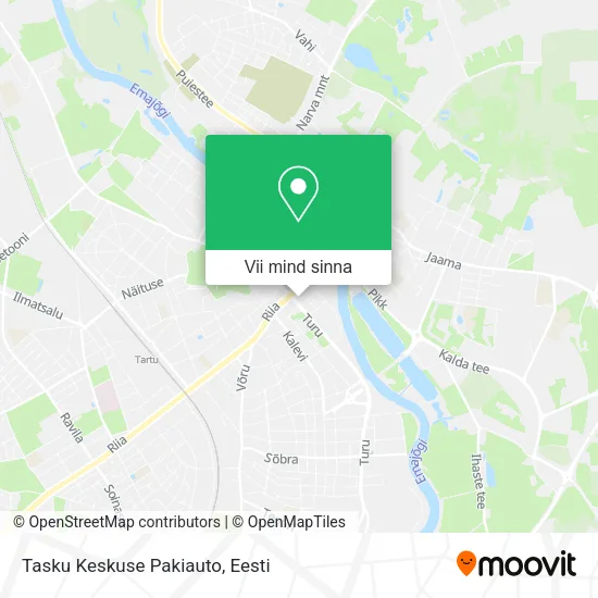 Tasku Keskuse Pakiauto kaart